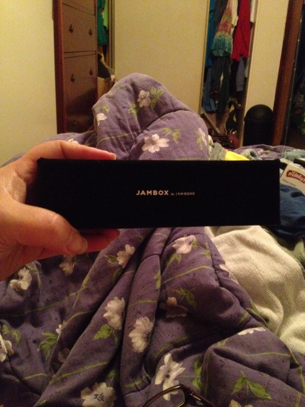 Small Jambox speaker.
