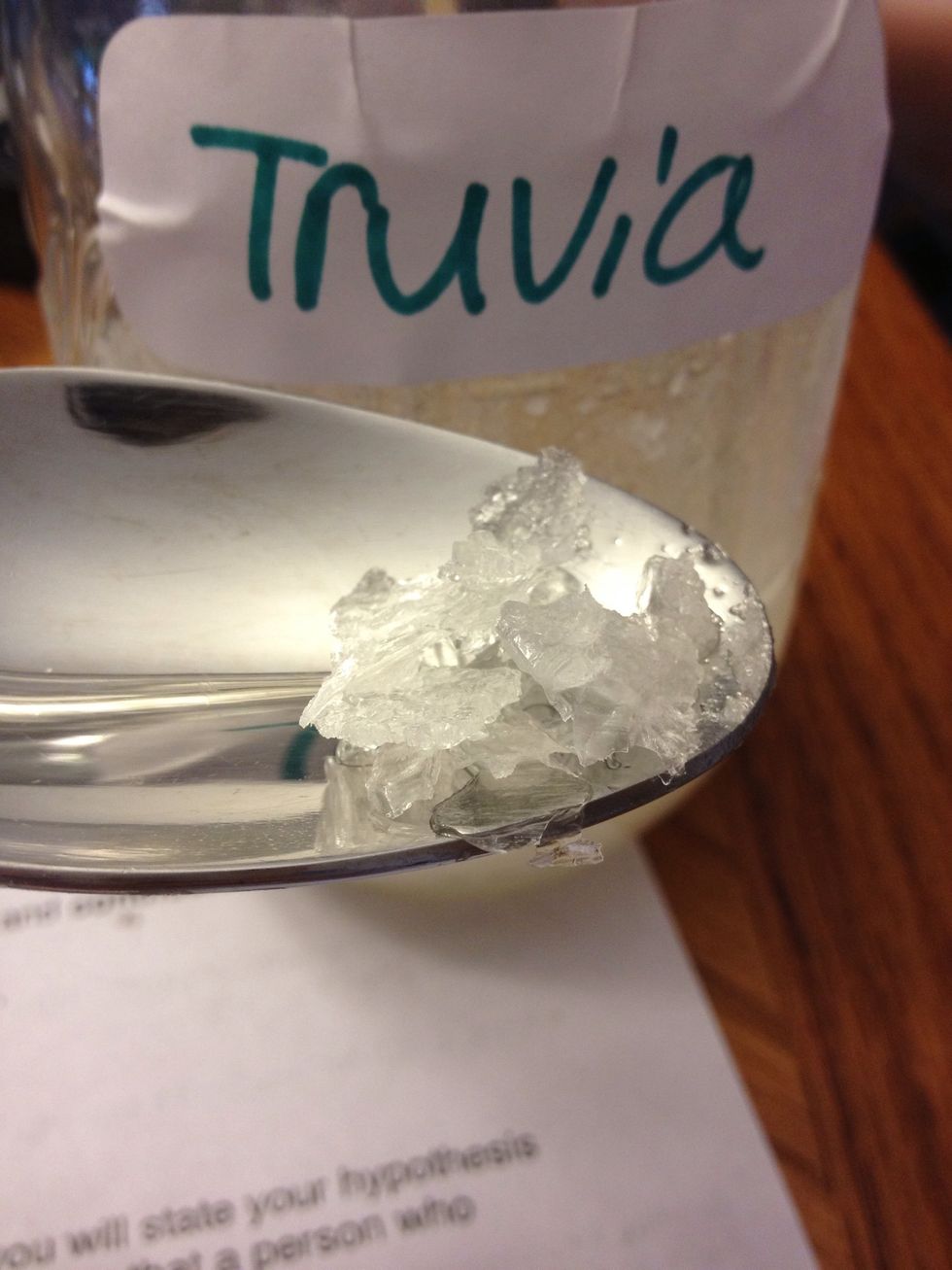 Small unformed crystals