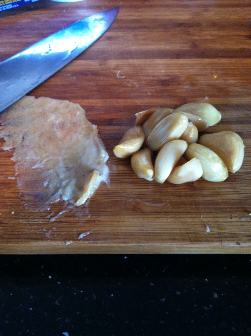 Smash or use whole cloves. I like to smash and add it to mashed potatoes or butter.