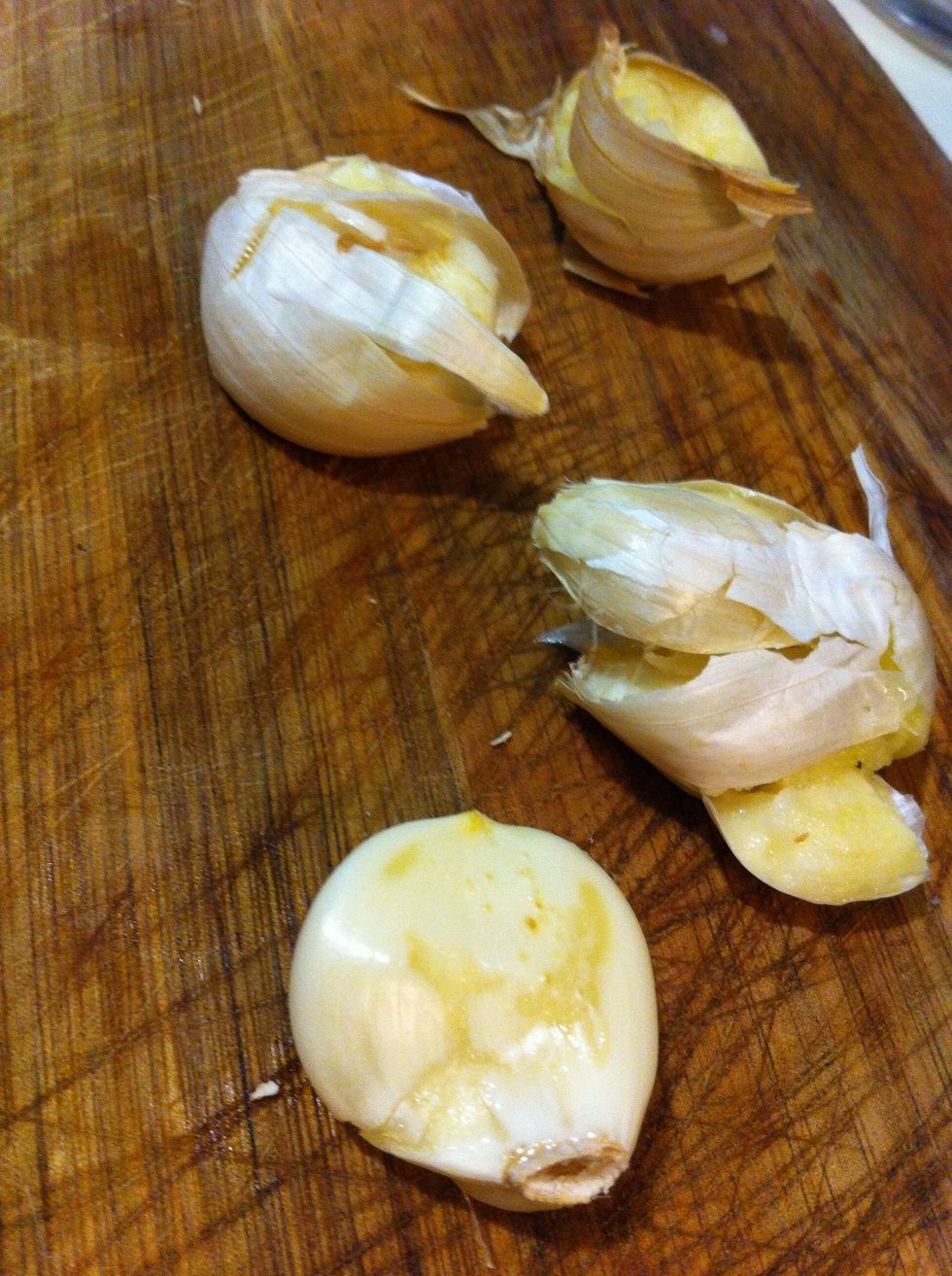 Smash your garlic...