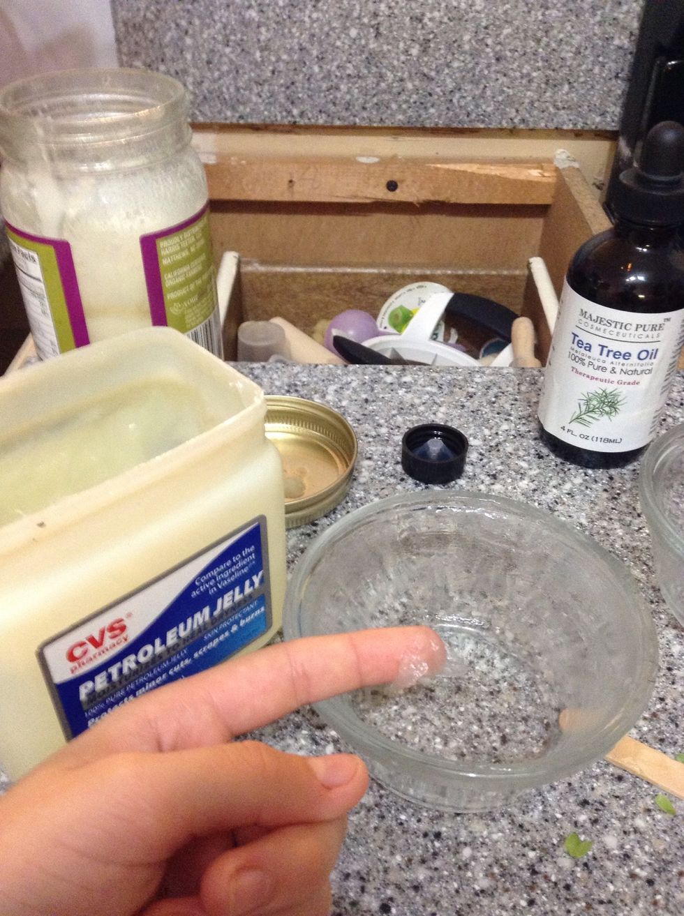 Smear Vaseline on bowl and rubber mold