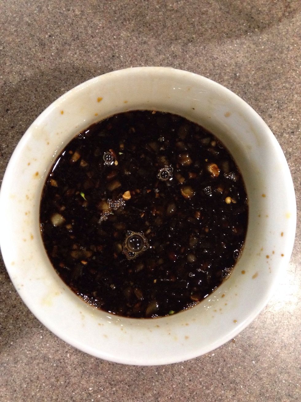 Smells wonderful ... don't drink it. Or if you do, at least make a video and put it on YouTube for the rest of us to enjoy. Put aside until veggies are done.