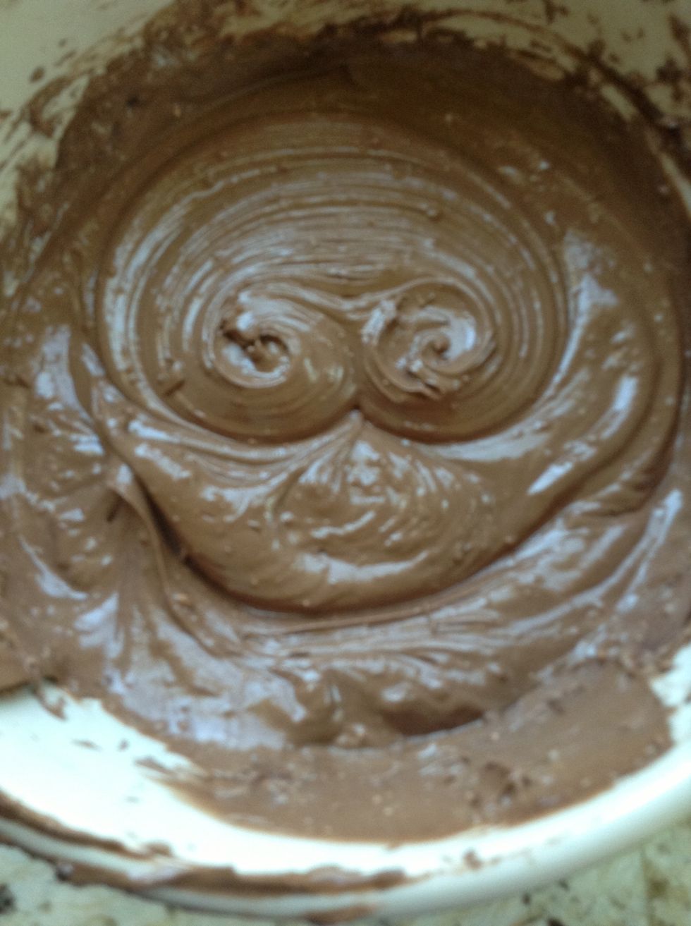 Smiley face made with my mixer!!! Haha \ud83d\ude03