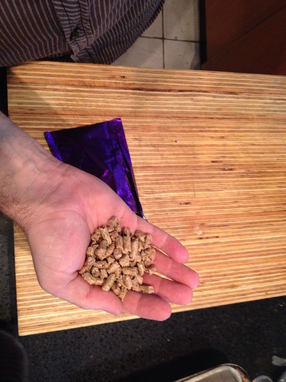 Smoking pellets but Wood chips work just as well