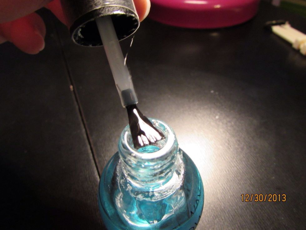 Smooth off the excess...