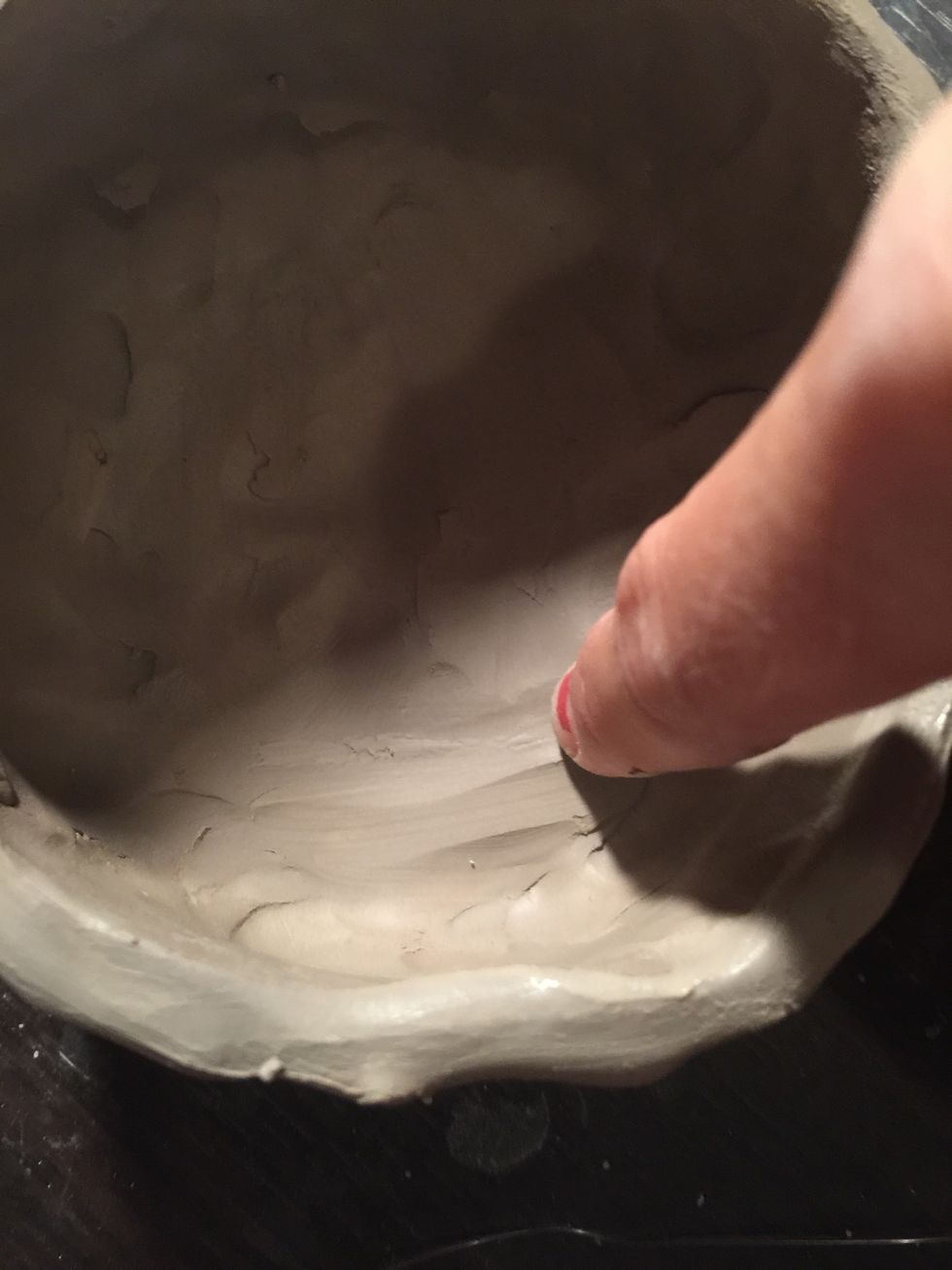 Smooth out the bottom