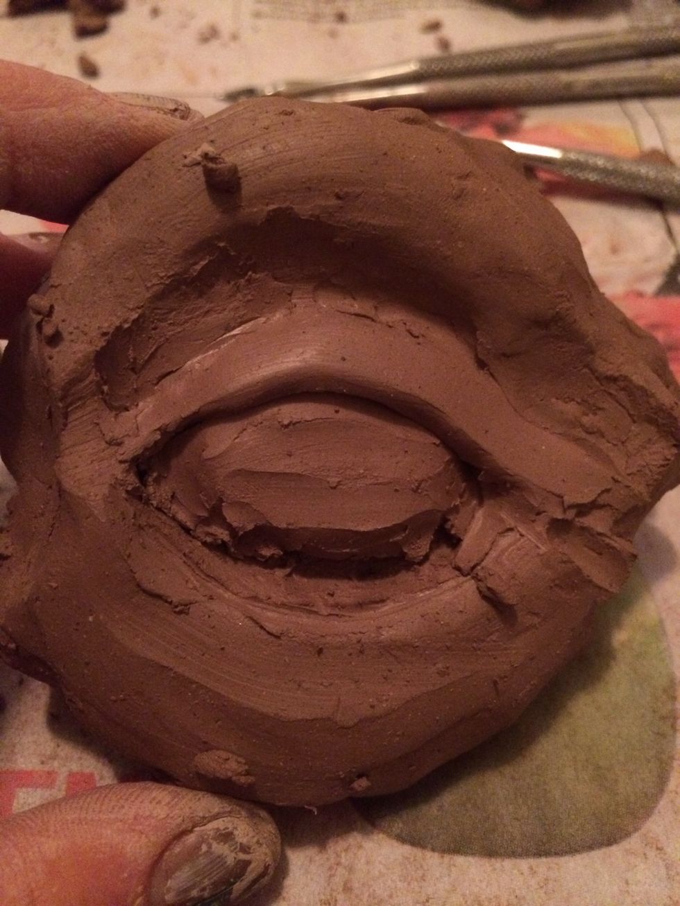 Smooth the two coils together.