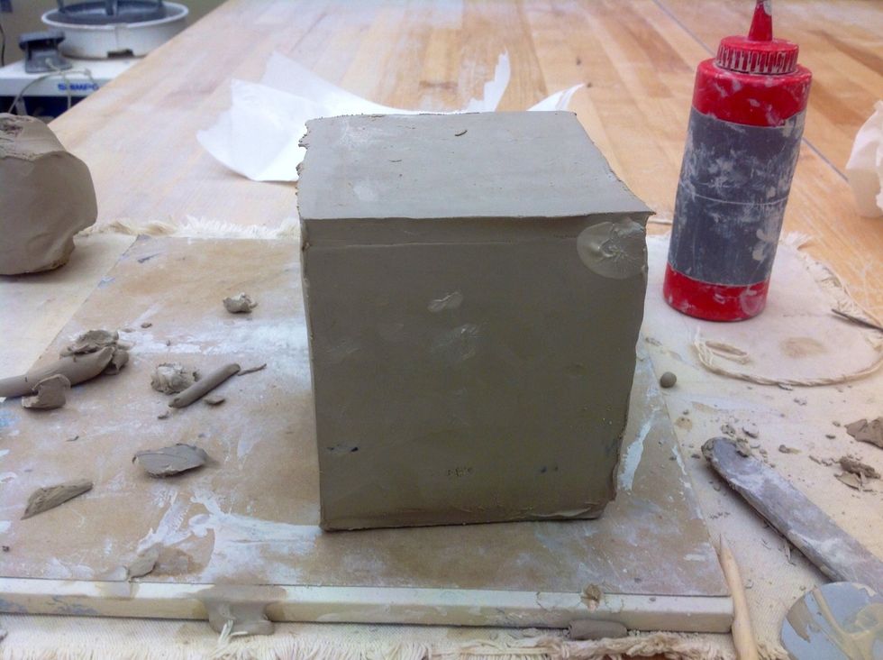 Smooth with a metal rib so that the seams are invisible.