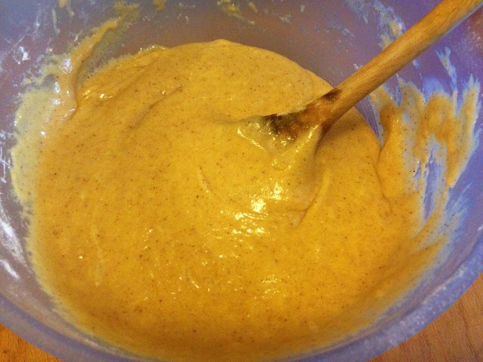 Smoothen the batter..