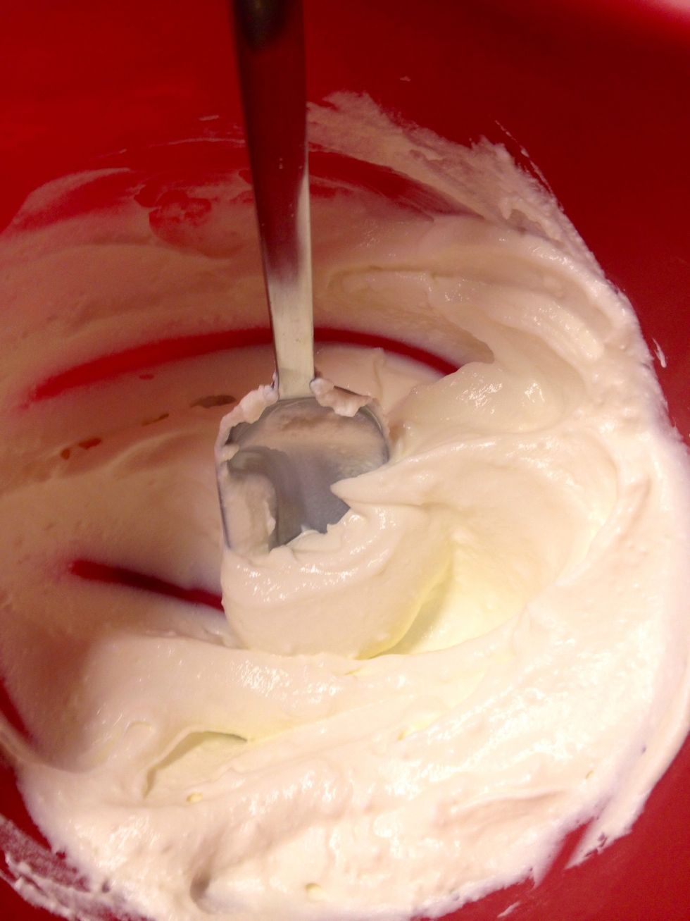Smoothen the yogurt by stirring it to remove any lumps.