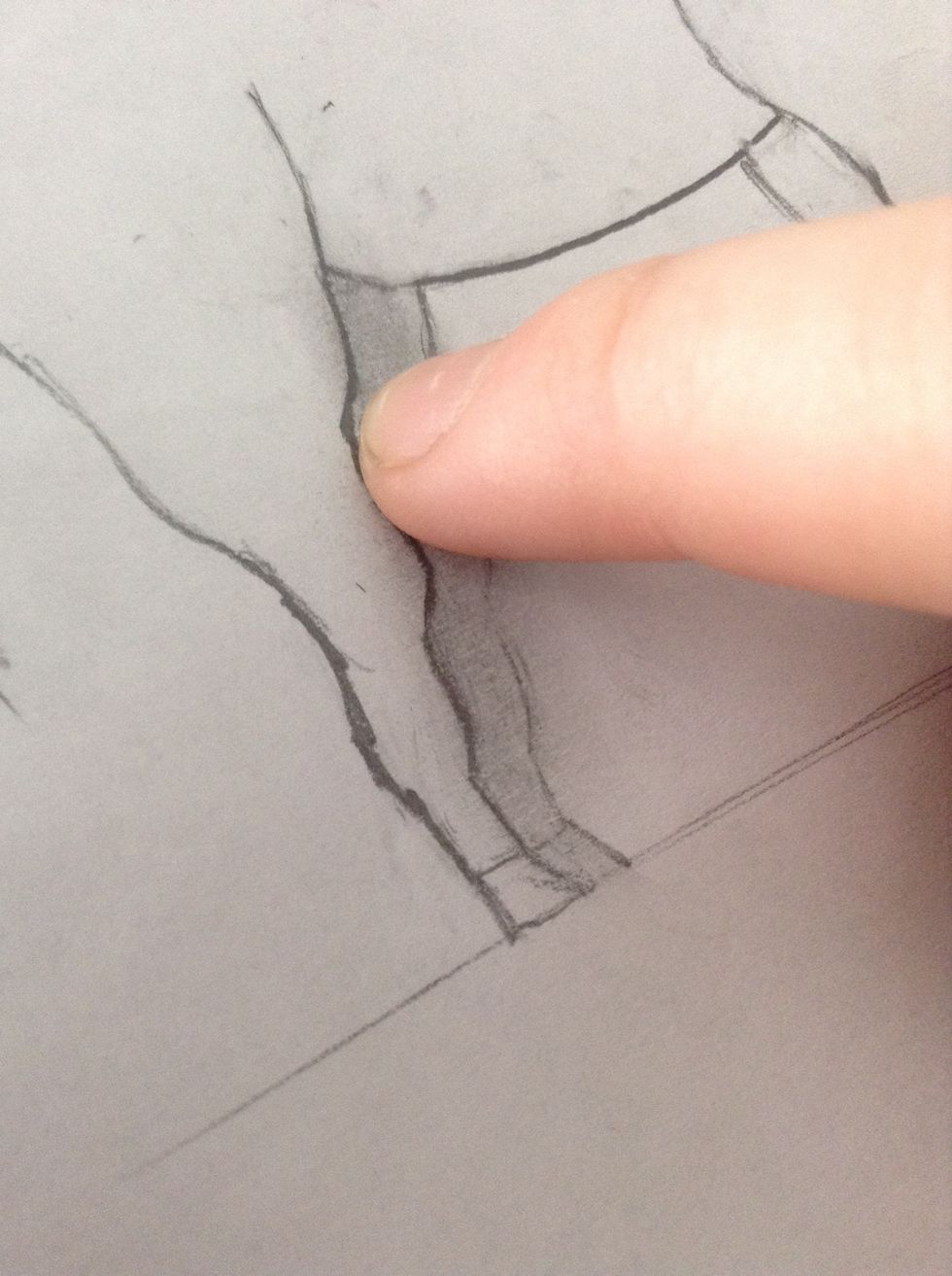 Smudge with your finger