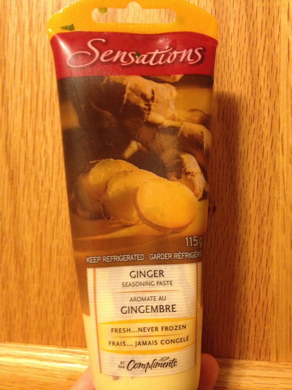 Smush in ginger paste ( I prefer this one) Add the grapeseed oil and squeeze of lemon juice