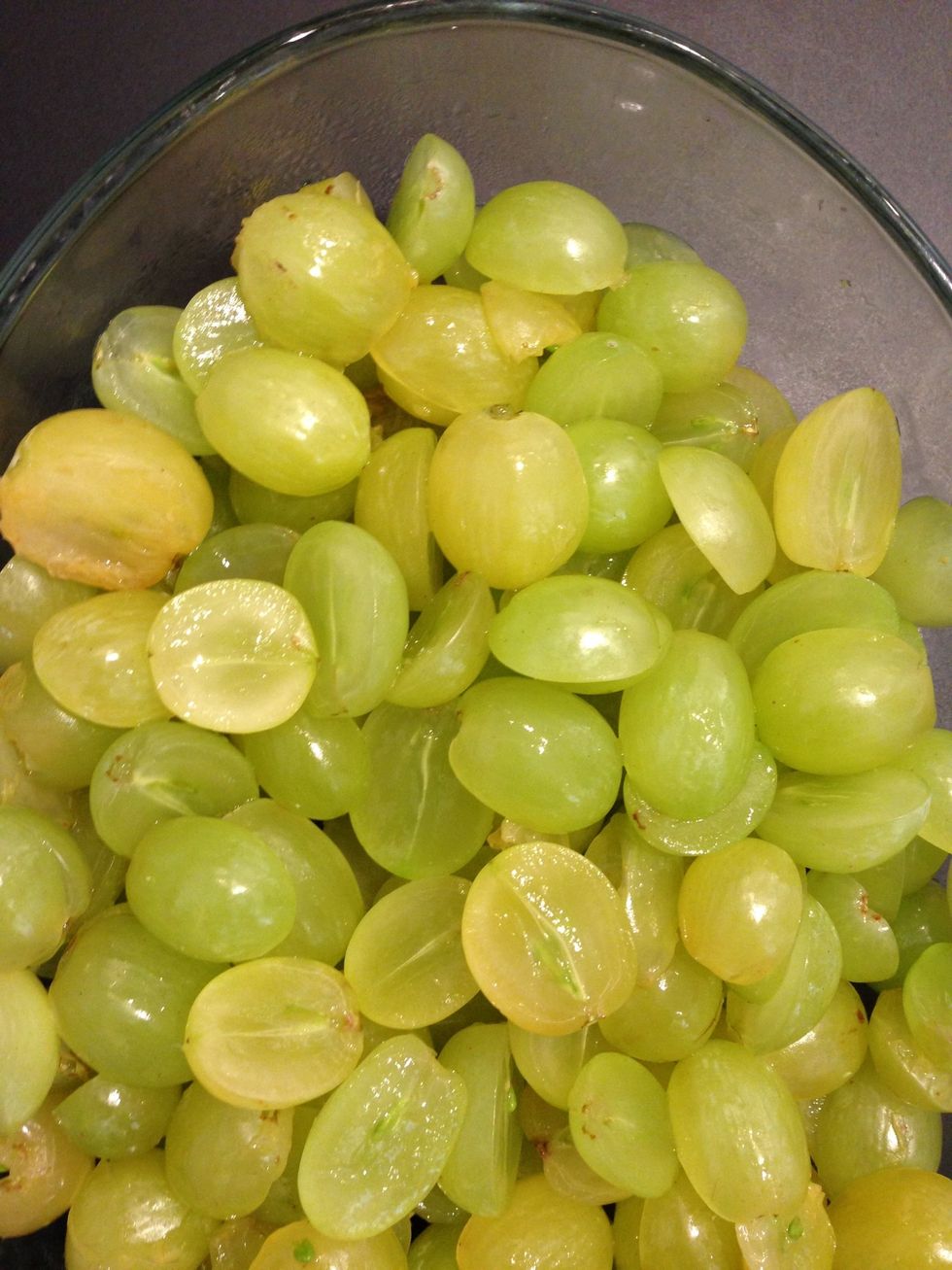 So either you cut in half. Soften 2 mins on the microwave