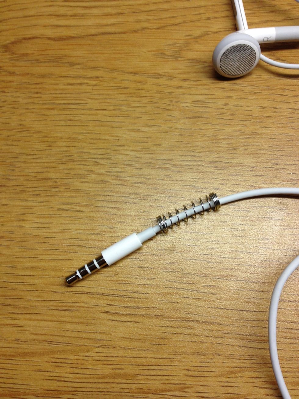 So for those who don't have time, too lazy, etc. and didn't watch the video this is how the spring should look at this point.