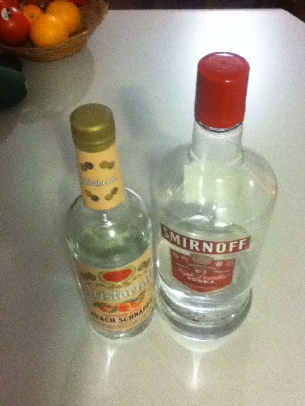 So get a nice big pitcher or punch bowl, and add 1 or 2 CUPS of each of these.