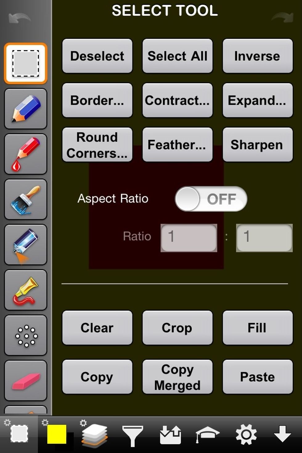 So go into the selection settings and select "Feather"