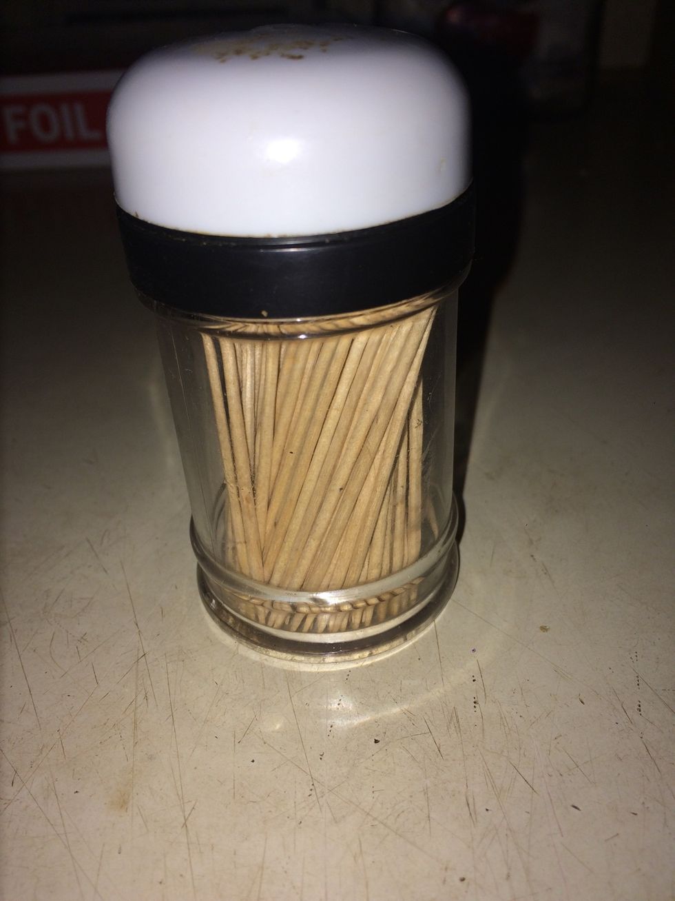 So grab a few toothpicks