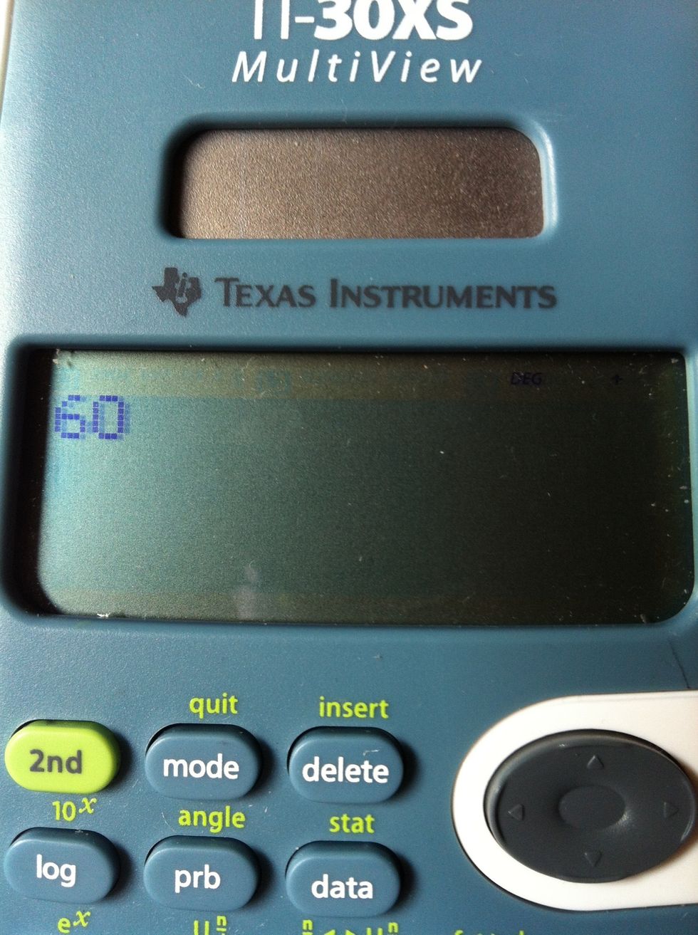 So grab your calculator and type I your weight (measured in kg). The pic is an example.