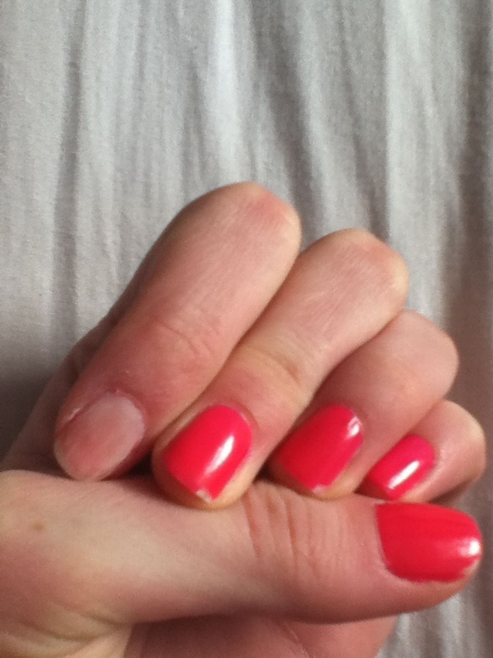 So here are my chipped nails :/