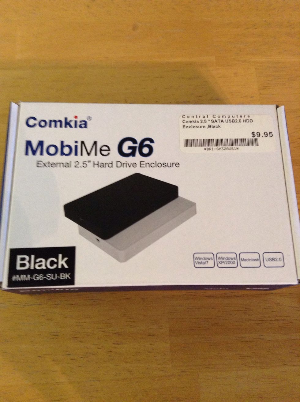 So I bought this External Hard Drive Enclosure for $10. It comes in Black or White and fits any standard laptop drive. My drive from my old computer has Windows 7 and my new computer has Windows 8.