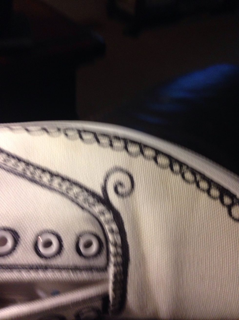 So I turned the oops into a swirl.