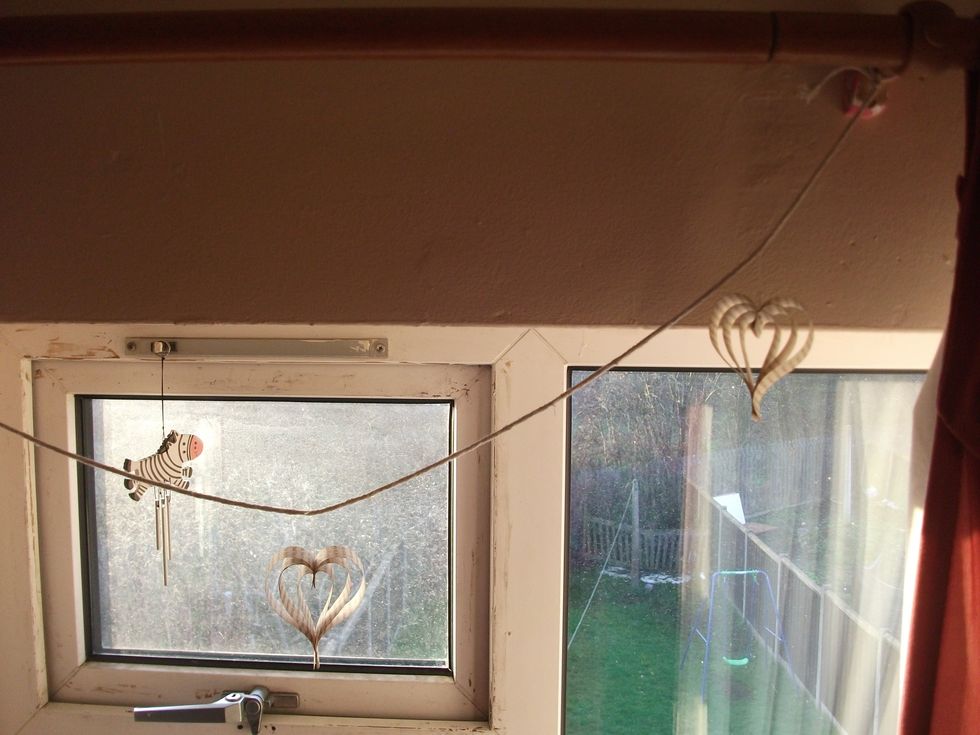 So it goes all the way across. I already put a a few one when I took the picture.