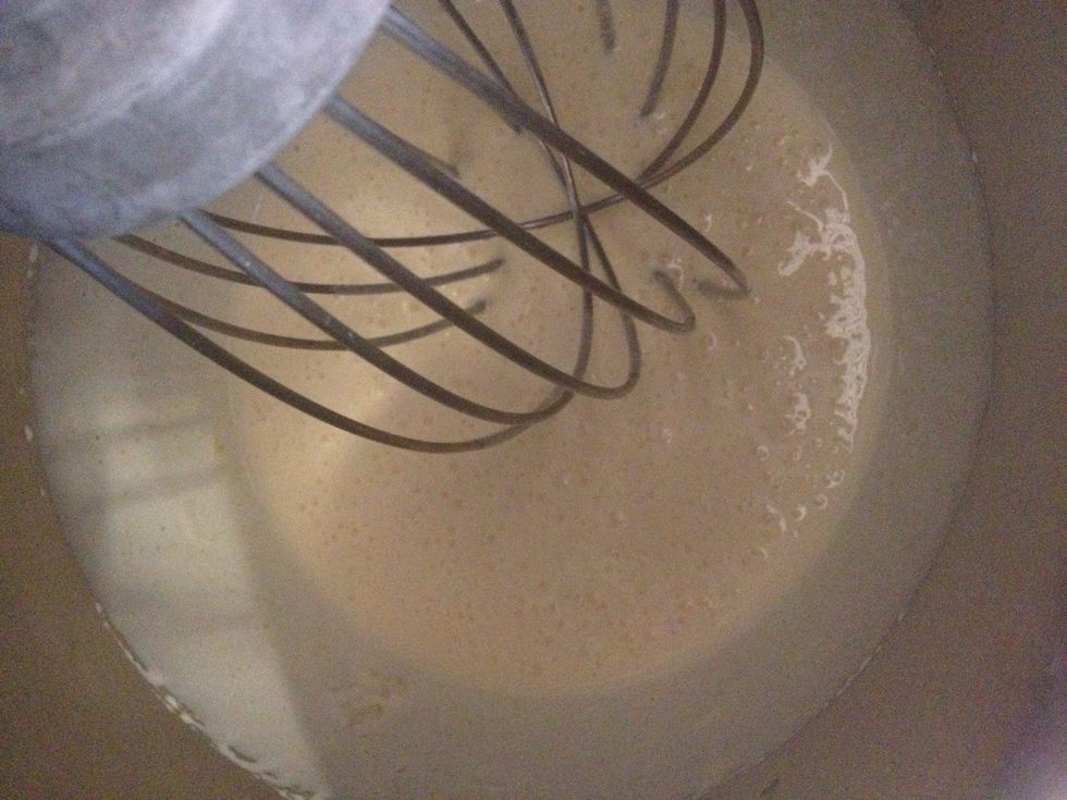 So it looks like this, nice and fluffy