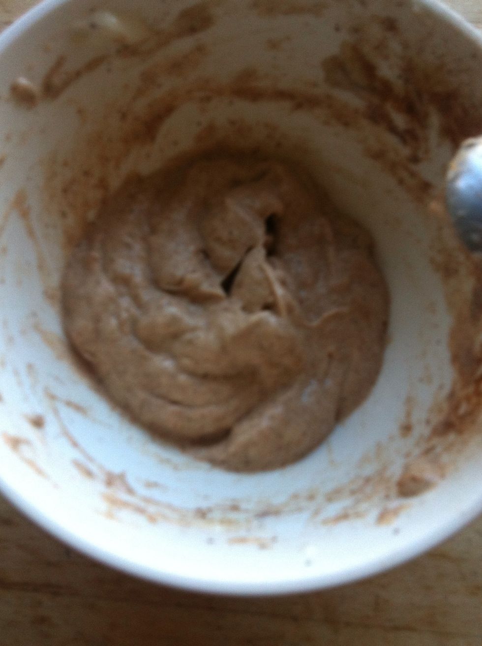 So it looks Like this. put it in the freezer for 30 min.