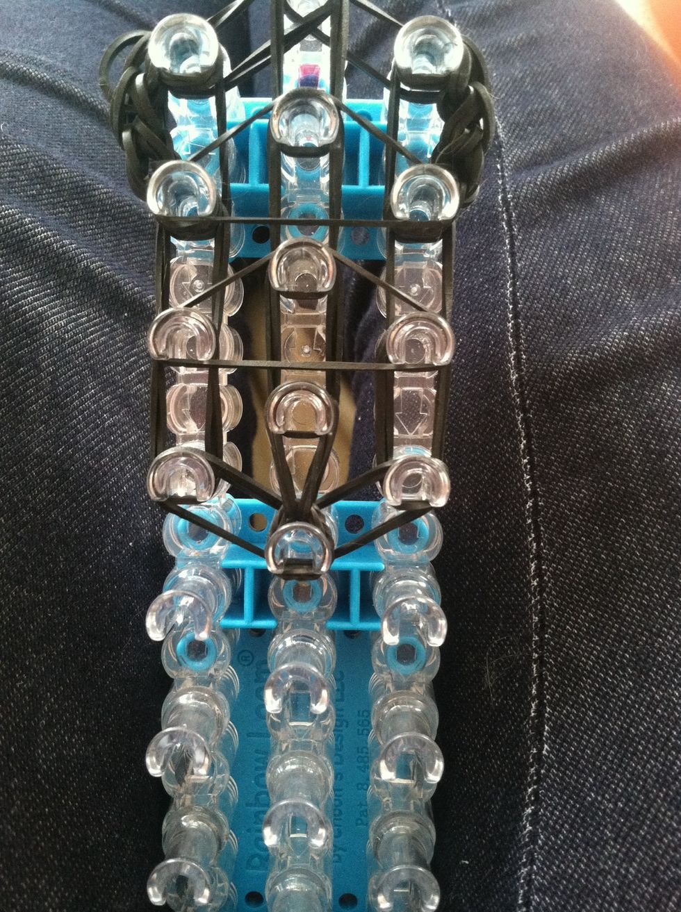 So it makes that tear drop shape