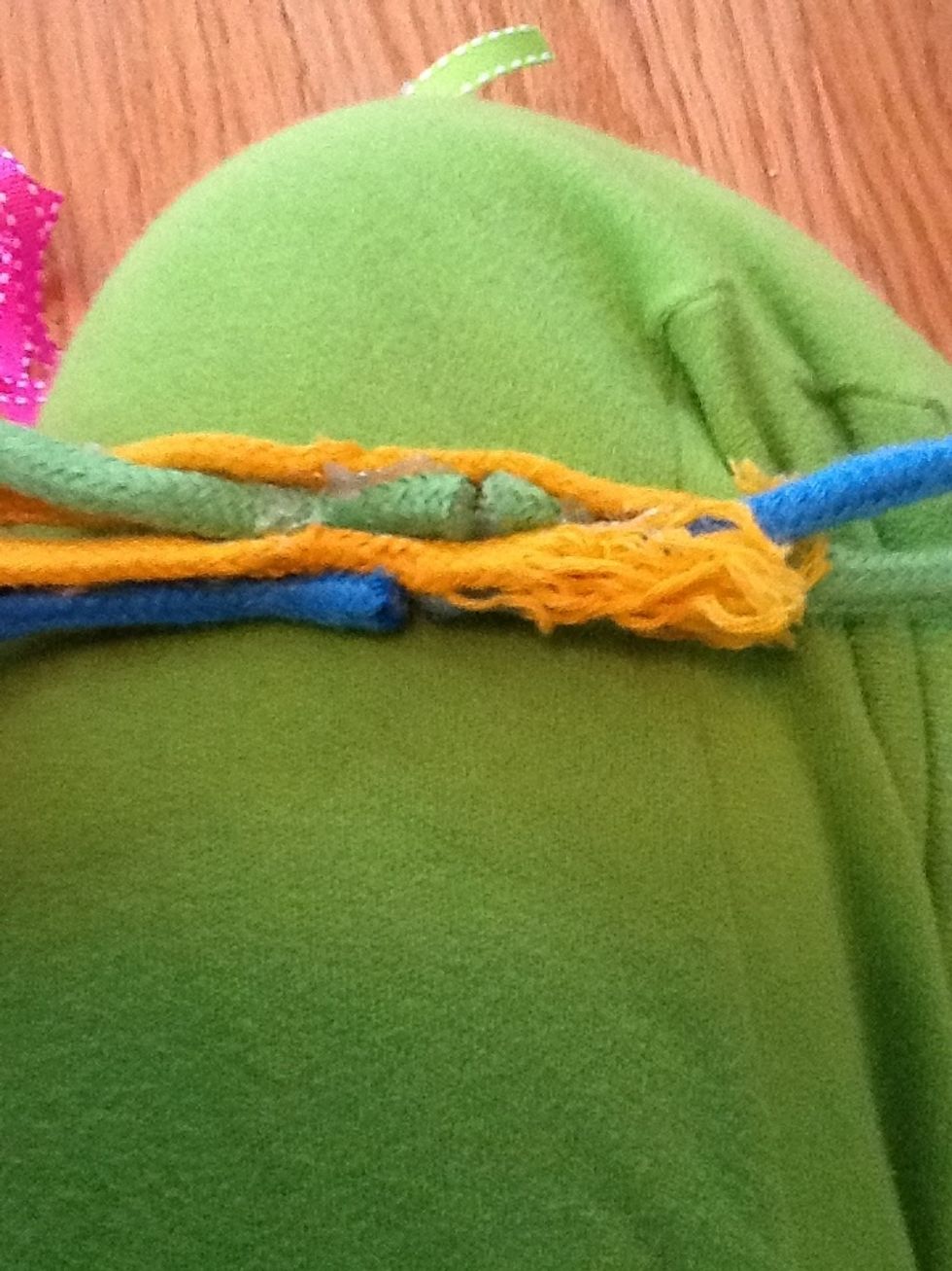 So it's a shoelace sandwich