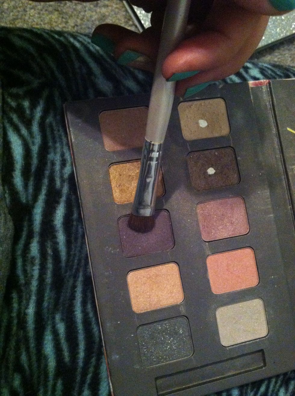 So no matter what color scheme you use for your eyeshadow start out with the darkest color you want to use.