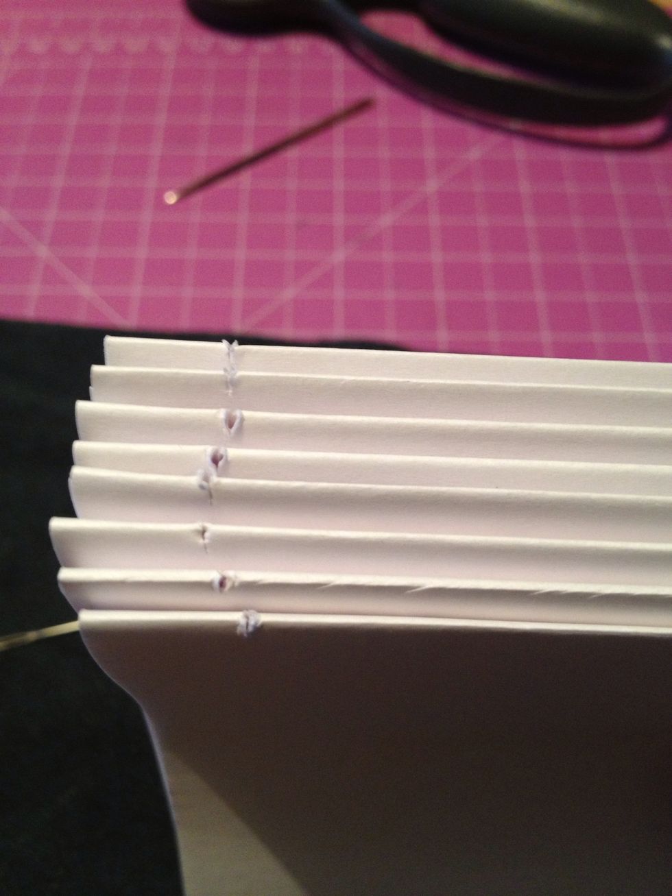 So now that your use your TN in the PBs, your ready to prep your LP for stitching.