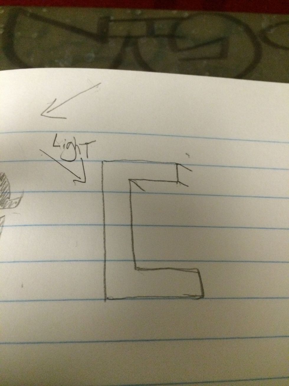 How to draw shadow letters B+C Guides
