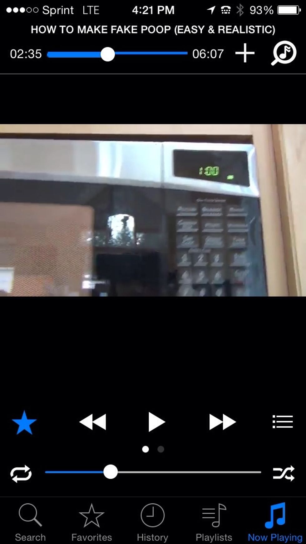 So take the bowl with the pastry in it and heat I up for 1 minute