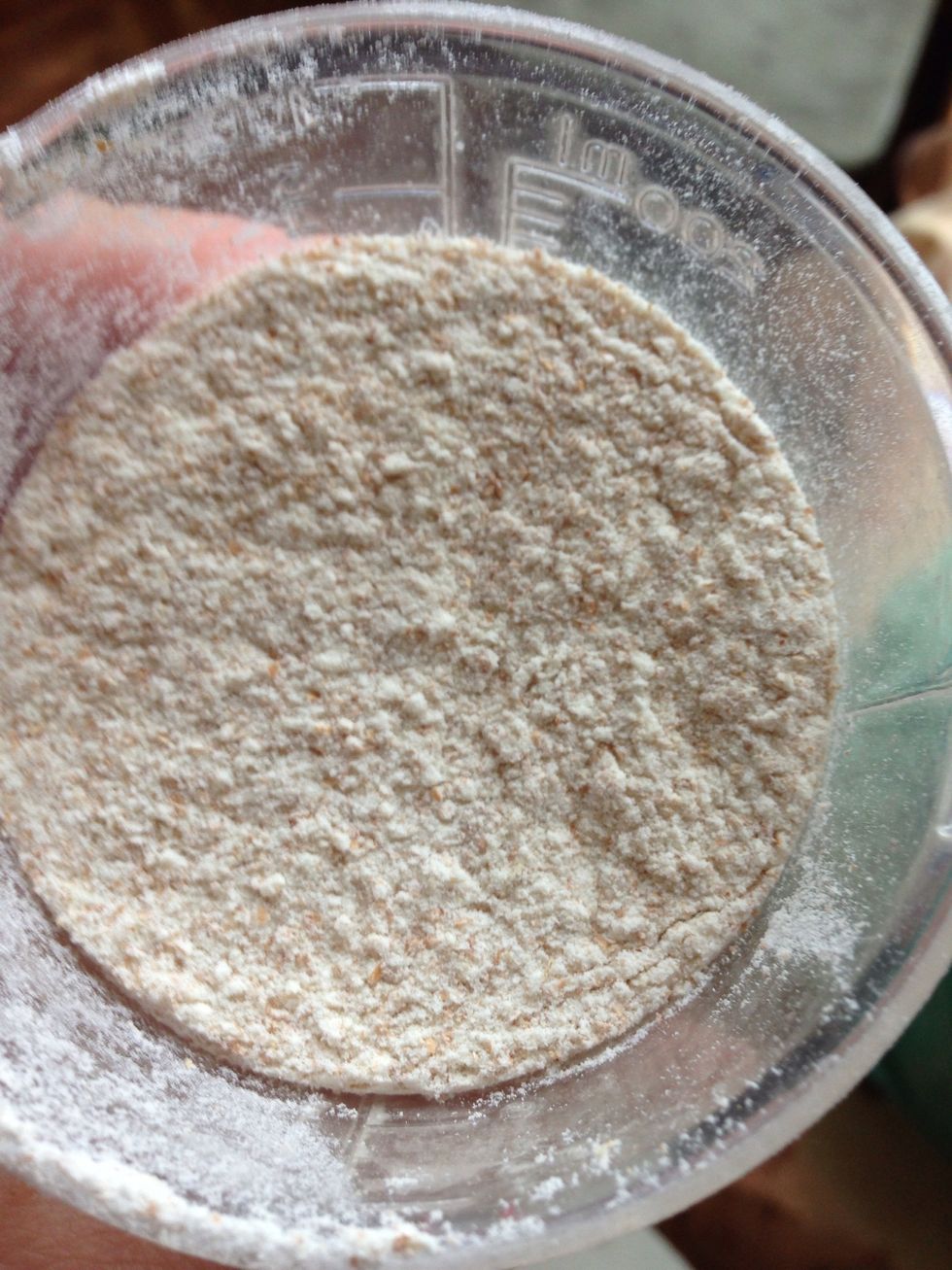 So these brown particles are the wheat brans