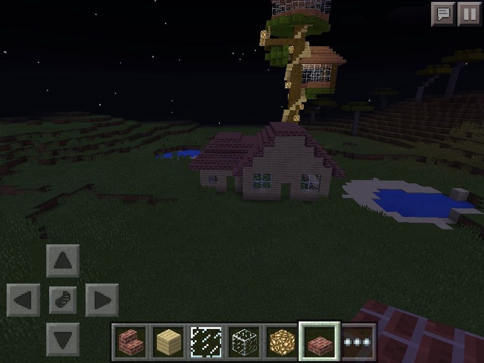 So this is what the house should look like so far