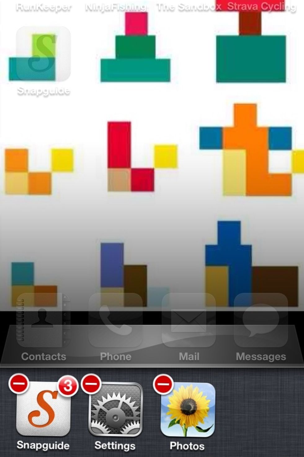 So to remove the unused apps simple hold your finger over one of them and they will shake with a little red circle in the top left corner of each one. Click on each circle to shut them down.