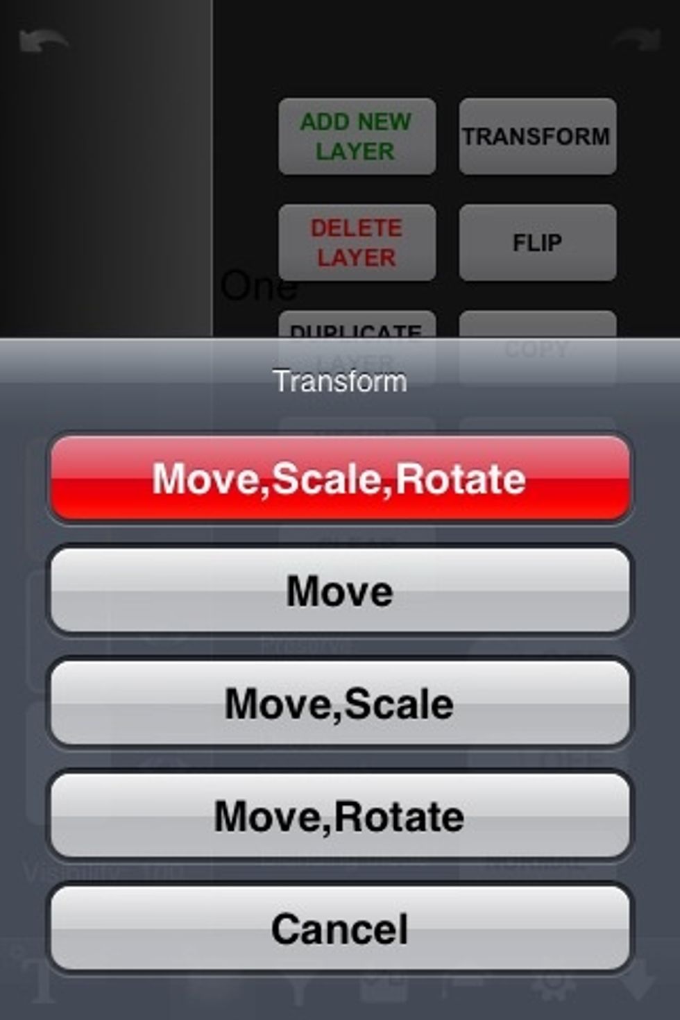 So you can adjust one layer at a time to position things where you want them.