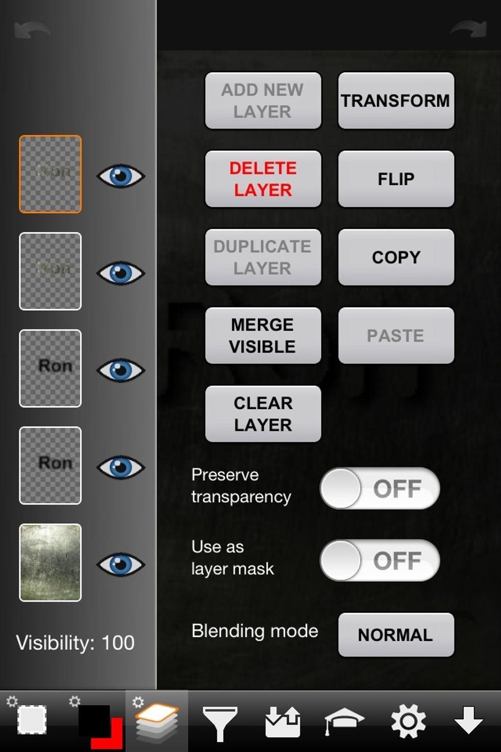 So you now have two text layers.