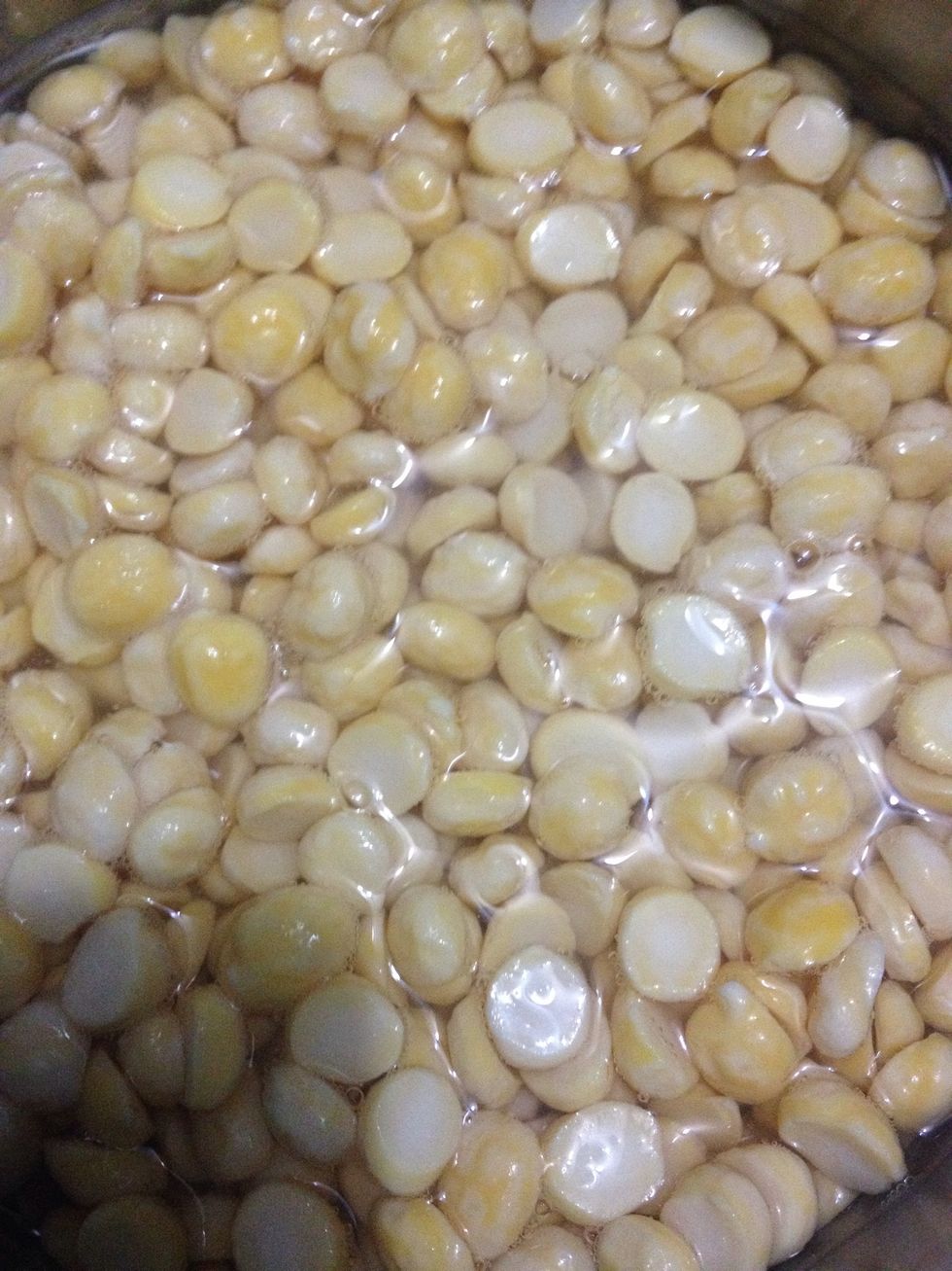 Soak chana dal (bengal gram) for 5-6 hours or overnight