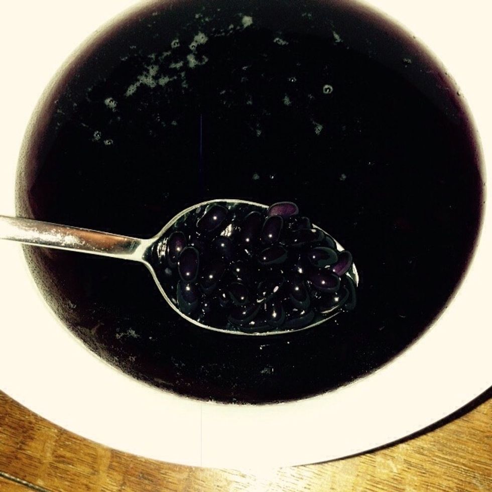 Soak the beans in water for 10 hours or overnight