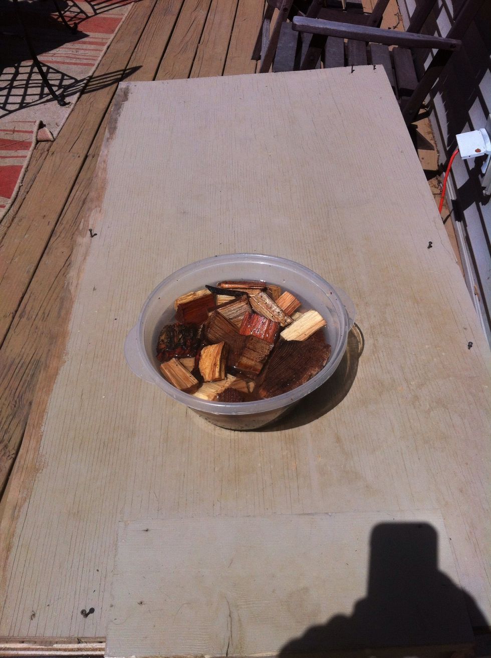 Soak your chunks 4 hours changing water once.