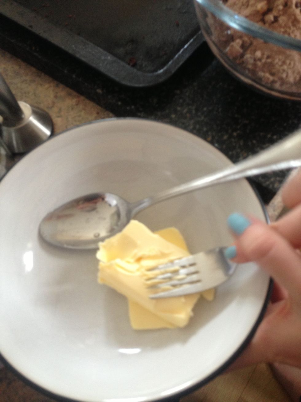 Soften the butter if necessary