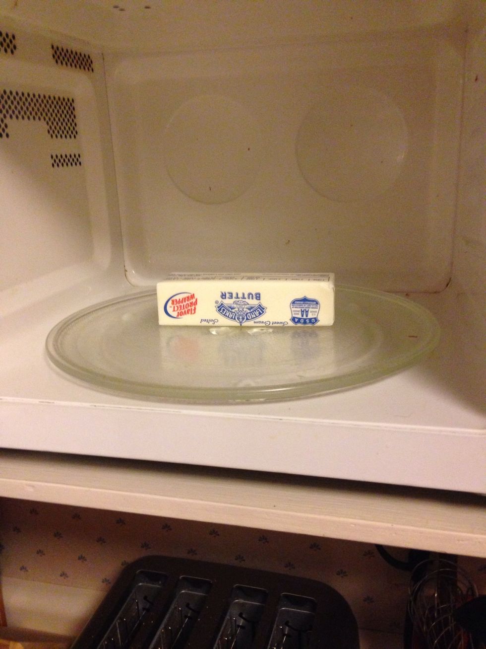 Soften your butter. Do not melt!