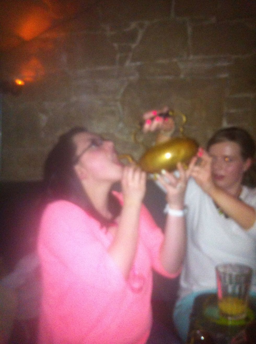 Some alcohol is needed