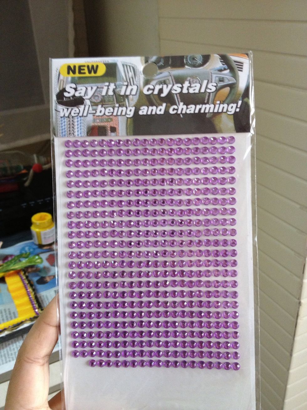 Some bling won't harm! Adding em to the borders as well!