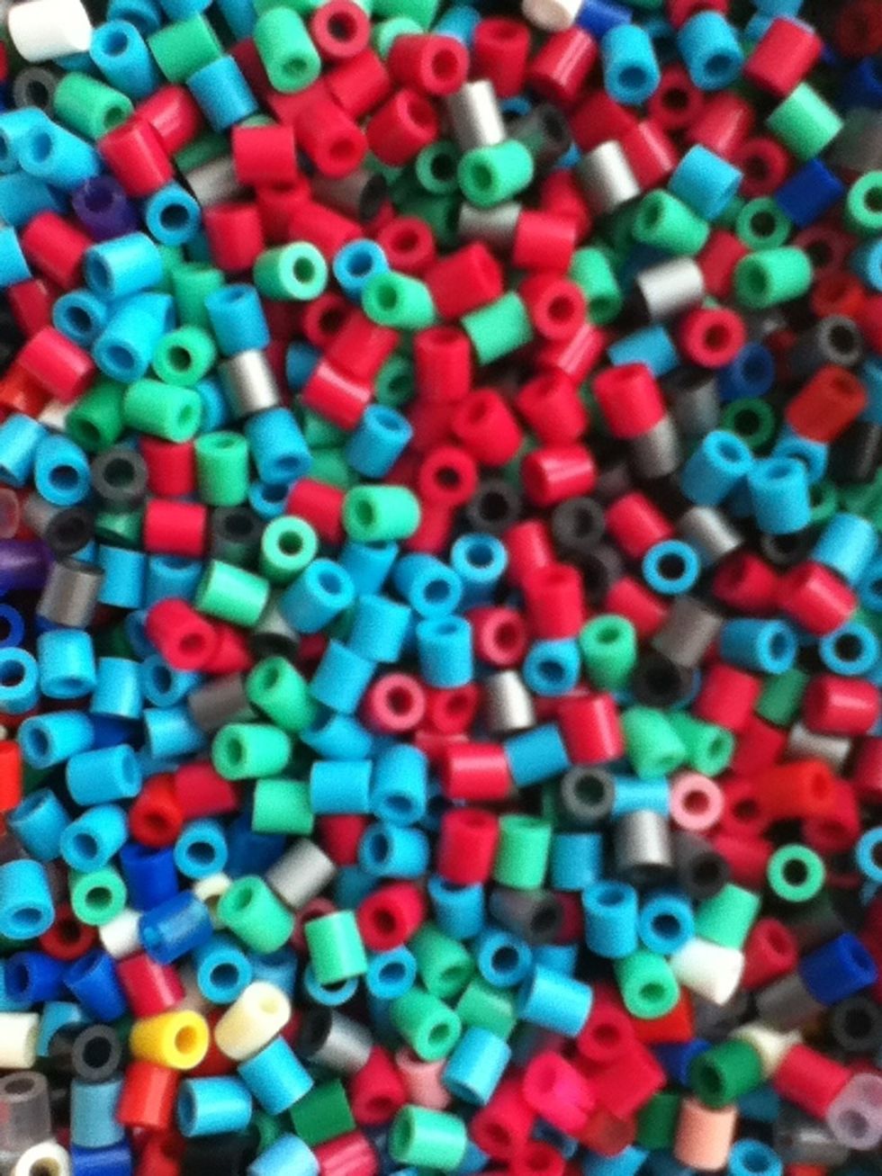 some colourfull beads...