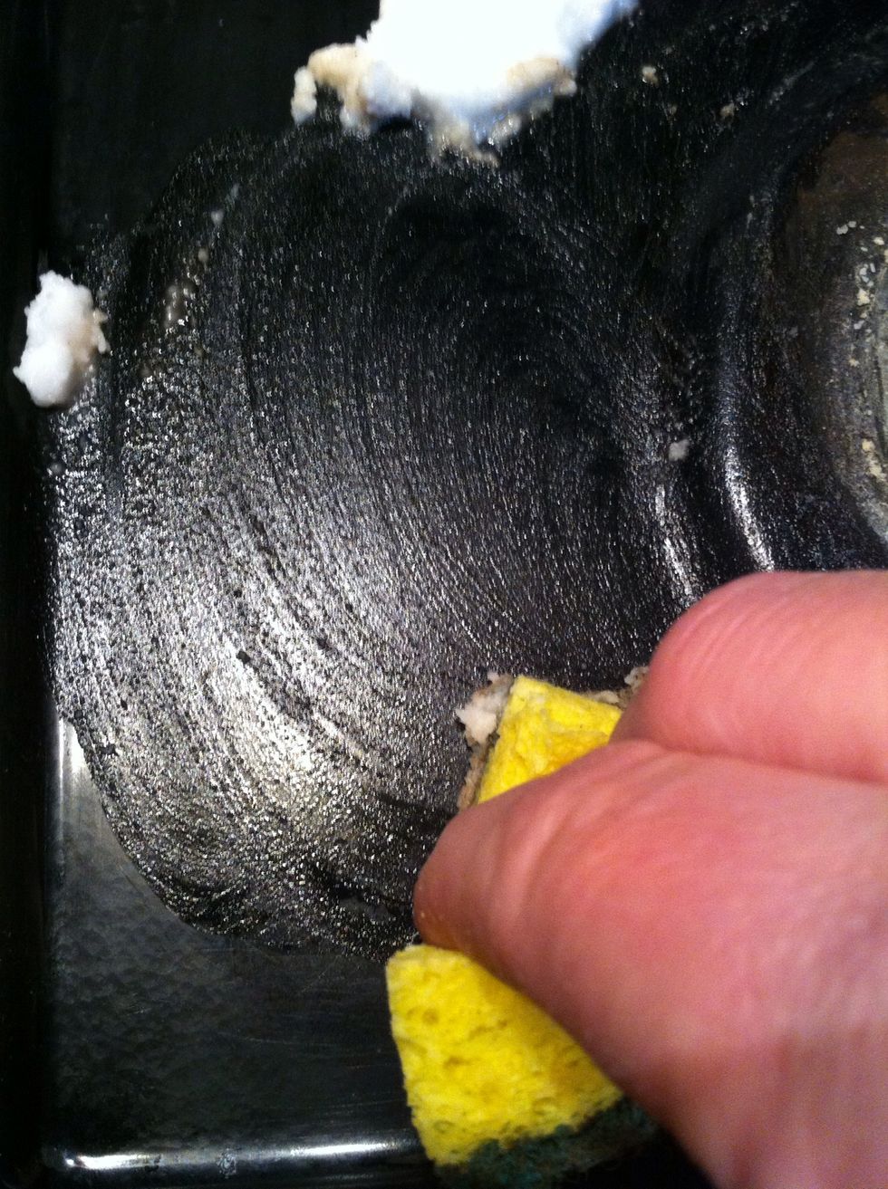 Some comes off clean...