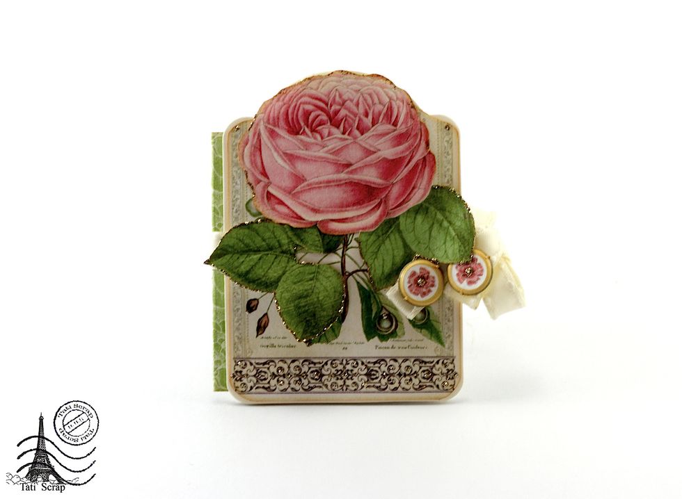 some details of the collection...and...you did it!!! A lovely Botanical Tea card for a special moment!!!