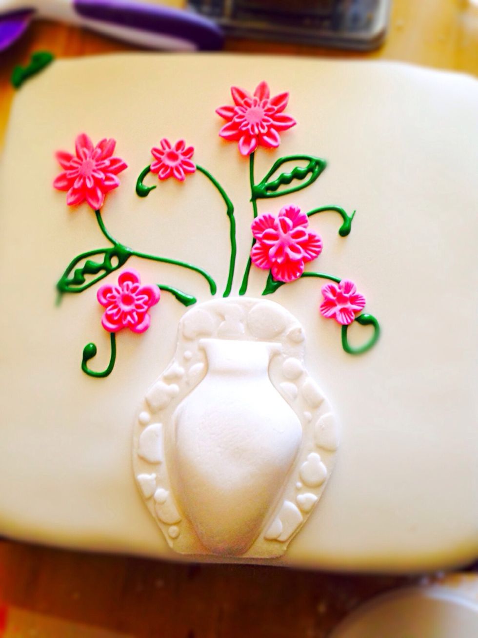 Some examples where I used the flowers